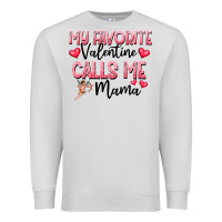 Dove Grey love message with cupid and hearts Premium Sweatshirt - CowhideDigitalArt