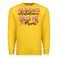 Lemon love message with cupid and hearts Premium Sweatshirt - CowhideDigitalArt