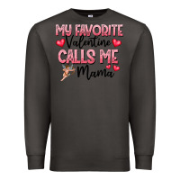 Smoke love message with cupid and hearts Premium Sweatshirt - CowhideDigitalArt