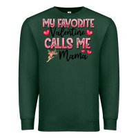 Sports Green love message with cupid and hearts Premium Sweatshirt - CowhideDigitalArt