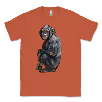 Copper Chimpanzee Illustrations Classic Tee - LillyAllenDesigns