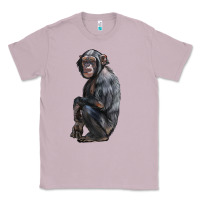 Lilac Chimpanzee Illustrations Classic Tee - LillyAllenDesigns