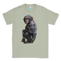 Matcha Chimpanzee Illustrations Classic Tee - LillyAllenDesigns