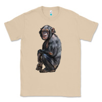 Mushroom Chimpanzee Illustrations Classic Tee - LillyAllenDesigns