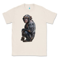 Natural Chimpanzee Illustrations Classic Tee - LillyAllenDesigns