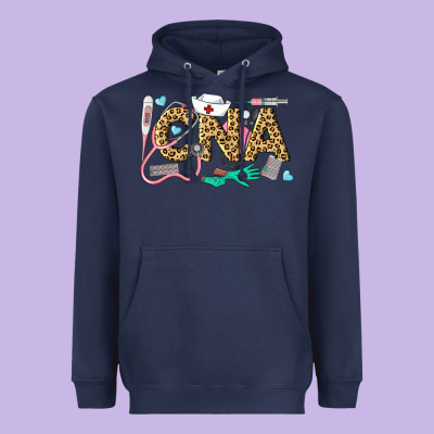 Western Certified Nursing Assistant Heavyweight Hoodie Designed By Lillyallendesigns
