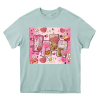 Arona cafecito y chisme valentine's day Heavy Core Tee - MaliasSmallBusiness