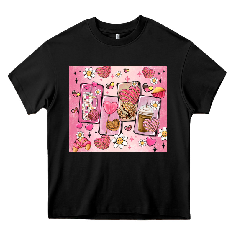Cafecito Y Chisme Valentine's Day Heavy Core Tee by MaliasSmallBusiness | Teevron