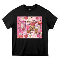 Black cafecito y chisme valentine's day Heavy Core Tee - MaliasSmallBusiness
