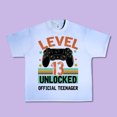 Level 13 Unlocked Official Teenager 13th Birthday Urban Heavy Tee Designed By Bettercallsaul