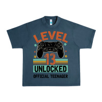 Midnight Navy Level 13 Unlocked Official Teenager 13th Birthday Urban Heavy Tee - Bettercallsaul