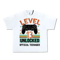 White Level 13 Unlocked Official Teenager 13th Birthday Urban Heavy Tee - Bettercallsaul