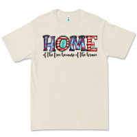 Bone home of the because of the brave Premium Tee - JahusDesignShop
