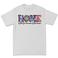 Dove Grey home of the because of the brave Premium Tee - JahusDesignShop
