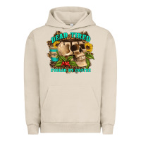 Pigment French Oak dead tired fueled by coffee Urban Hoodie - Artiststas