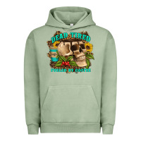 Pigment Oil Green dead tired fueled by coffee Urban Hoodie - Artiststas