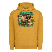 Pigment Peanut Butter dead tired fueled by coffee Urban Hoodie - Artiststas