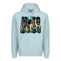 Blue Mist Moto mama Mother's Day Premium Hoodie - FaDigitalArtStudio