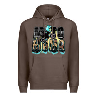 Coffee Moto mama Mother's Day Premium Hoodie - FaDigitalArtStudio
