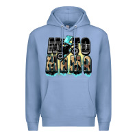 Colony Blue Moto mama Mother's Day Premium Hoodie - FaDigitalArtStudio