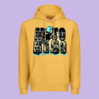 Moto Mama Mother's Day Premium Hoodie Designed By Fadigitalartstudio