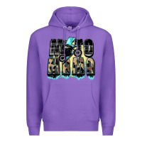 Purple Moto mama Mother's Day Premium Hoodie - FaDigitalArtStudio