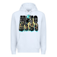 White Moto mama Mother's Day Premium Hoodie - FaDigitalArtStudio