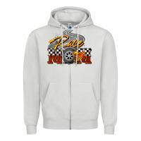 Dove Grey Race mom Mother's Day Zipper Hoodie - FaDigitalArtStudio