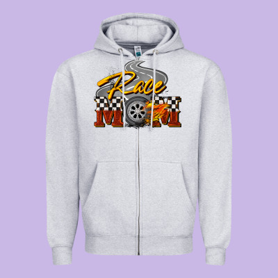 Race Mom Mother's Day Zipper Hoodie Designed By Fadigitalartstudio