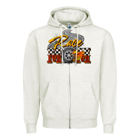 Oatmeal Heather Race mom Mother's Day Zipper Hoodie - FaDigitalArtStudio