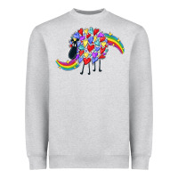 Rainbow Sheep Heavyweight Sweatshirt | Teevron