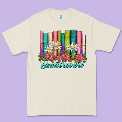 Booktrovert Premium Tee Designed By Nancycooperartshop
