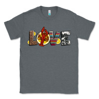 Charcoal Heather love crawfish western mardi gras Classic Tee - Jasminsmagicworld