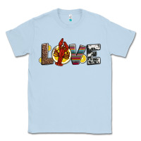 Dusty Blue love crawfish western mardi gras Classic Tee - Jasminsmagicworld