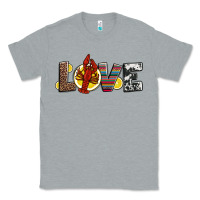 Heather Grey love crawfish western mardi gras Classic Tee - Jasminsmagicworld