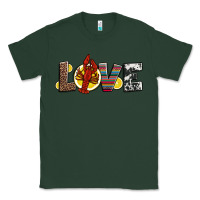 Sports Green love crawfish western mardi gras Classic Tee - Jasminsmagicworld