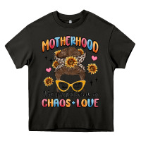 Asphalt motherhood the perfect mix of chaos and love Heavy Core Tee - MaliasSmallBusiness