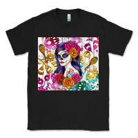 Black sugar skull girl Classic Tee - RanaPortraitStore