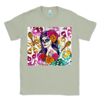 Matcha sugar skull girl Classic Tee - RanaPortraitStore