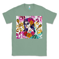Sage sugar skull girl Classic Tee - RanaPortraitStore