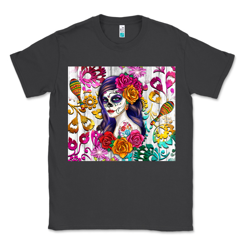 Sugar Skull Girl Classic Tee by RanaPortraitStore | Teevron