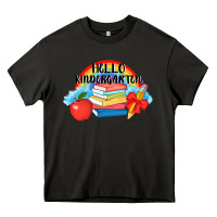 Asphalt back to school hello kindergarten 3200x2400 Heavy Core Tee - AdoDesignShop