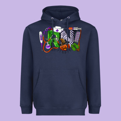 Halloween Rn Registered Nursehalloween Rn Register Heavyweight Hoodie Designed By Lillyallendesigns