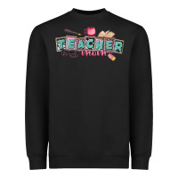 Black teacher mom Heavyweight Sweatshirt - CowGirlArtShop
