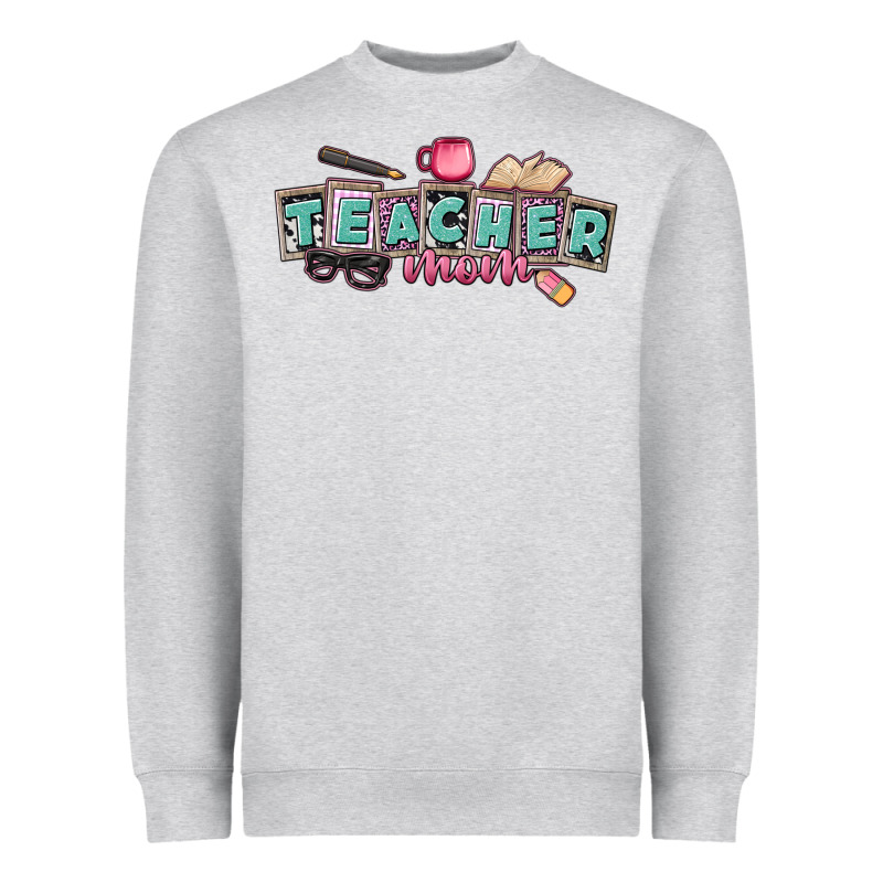 Teacher Mom Heavyweight Sweatshirt by CowGirlArtShop | Teevron