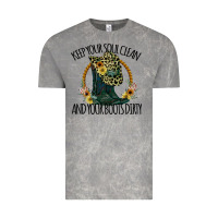 Cloud Rock Keep Your Soul Clean And Your Boots Dırty Cowgirl Boots Vintage Tee - Bettercallsaul