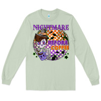 Matcha Nightmare before the coffee halloween Long Sleeve Tee - NancyCooperArtShop
