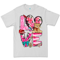 Dove Grey love valentines day Premium Tee - NancyCooperArtShop