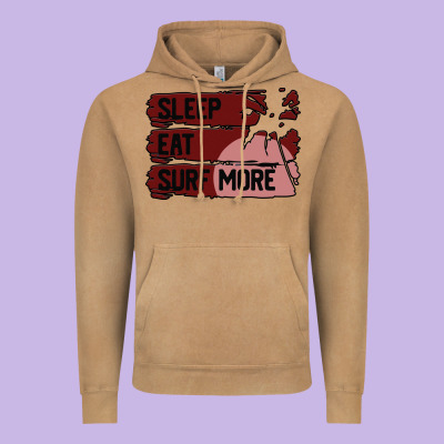 Surf, Sleep, Eat Vintage Hoodie Designed By Bettercallsaul