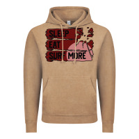 Vintage Coffee surf, sleep, eat Vintage Hoodie - Bettercallsaul